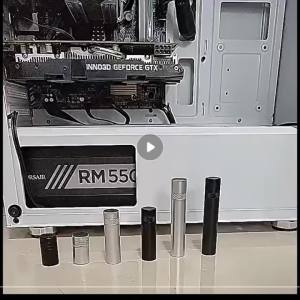 Aluminum GPU Holder Vertical Telescopic Rotating Stand Magnetic Bracket Video Card Holder Graphics Card Bracket Support 26-120mm