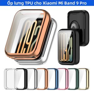 Ốp Bảo Vệ Silicon TPU Cho Đồng Hồ Thông Minh Xiaomi Mi Band 9 Pro Mi Band 8 Pro Kèm Miếng Dán Màn Hình Phụ Kiện Dành Cho Người Lớn