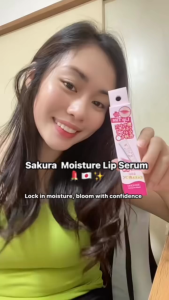 Aishodo Magical Sakura Lip Serum-Made in Japan Natural Sakura Pink Shade