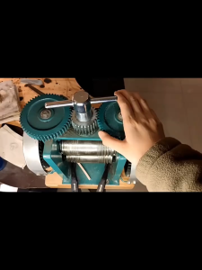 Manual Jewelry Press Rolling Mill Machine 85mm Wire Flat Pattern Sheet Metal Jewelry Combination Rol