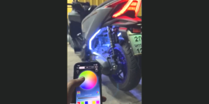 Lupuauto 1ชุดมี2ชิ้น ไฟเดย์ไลท์ rgb led 12v ไฟrgbมอเตอร์ไซค์ ไฟวิ่งสเต็ป ไฟเส้นติดรถ ไฟเดย์ไลท์ wave125i led ไฟเดไลท์rgb หลอดไฟ led และ hids แถบไฟ led แต่งรถ APP DRL แถบไฟ LED ไฟ ชุดแต่งแจ๊ส daylight