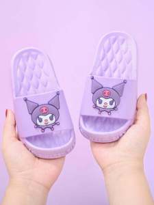 Princess Themed Indoor Slippers for Little Girls Anti-Slip Soft Bottom Cartoon Bathing Slippers Cute Baby Girl Sandals