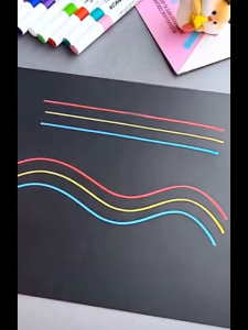 ปากกามาร์กเกอร์อะคริลิคสองหัวสำหรับเด็ก ฤดูกาลกลับไปโรงเรียน ปากกาสีน้ำพิเศษ กันน้ำ วาดด้วยมือ DIY ปากกาอะคริลิคที่สามารถซ้อนกันได้