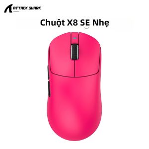 ATTACK SHARK | Chuột Chơi Game Không Dây ATTACK SHARK X8SE 25K DPI Cảm Biến PAW3311 Kết Nối Bluetooth/2.4G/USB Tương Thích Ba Chế Độ FPS/MOBA