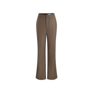 Solid Color Slimming Trousers 9/10 Length