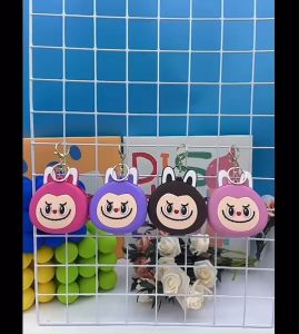 กระเป๋าสตางค์ labubu ซิลิโคนแบบซิป พวงกุญแจสุดน่ารัก ใส่เหรียญจิปาถะ กระเป๋าลาบูบู้ พร้อมจัดส่งในไทย