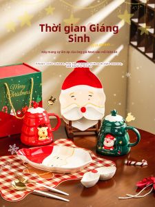 Mr.Snail | New Creative Santa Claus Ceramic Compartmental Plate