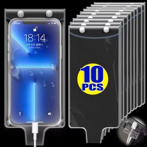 10/20Pcs Transparent Waterproof Phone Bag / Touch Screen Phone Case for Cycling / Rainproof Protective Cover / for IPhone Samsung Xiaomi