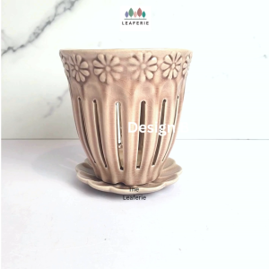 The Leaferie Leia Orchid (Series 1) plant pots flowerpot . flowerpots . flower pot . planter . planters . Ceramic . Plants