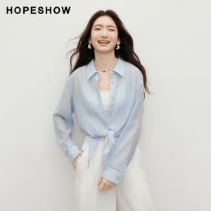 HOPESHOW | Floral Lace Design Womens Shirt Summer Autumn 2026 New Style