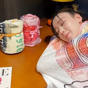 ผ้าห่มนุ่ม165x95ซม. ผ้านาโนสำหรับเด็กและผู้ใหญ่ ผ้าห่มพกพา นุ่มเบาสบาย