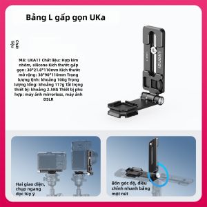 Ulanzi | Khung Chân Máy Ảnh Gập Nhanh L-Plate Tương Thích Toàn Diện