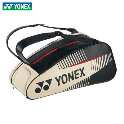 YONEX BA82426CR Large Capacity Double Shoulder Badminton Backpack – Holds up to6 Racquets