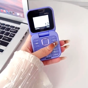 i16 Pro Flip Phone Original GSM Flip Mobile Phone Dual Card Function Basic Phone Local Service