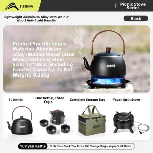 BSWOLF | Portable Camping Tea Pot Aluminum