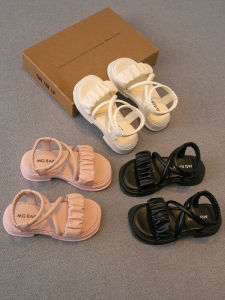 Dép Bé Gái Mùa Hè Mềm Đáy Chống Trơn Trượt Giày Đi Biển Phong Cách Công Chúa Co Giãn Dây Đeo Thoải Mái Dép Xăng Đan Thời Trang Cho Trẻ Em Magic Town