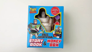 Disney Toy Story Buzz Lightyear Paint Your Own Money Box With Story Book & Paints For Kids