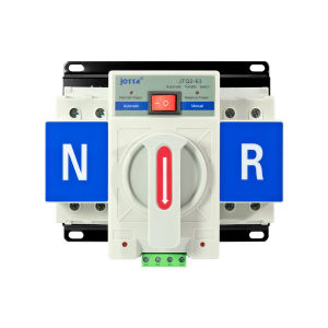 JOTTA ATS Automatic Transfer Switch 2P 63A 220V 110V 50/60Hz Dual Power Manual Changeover Switch Miniature Circuit Breaker