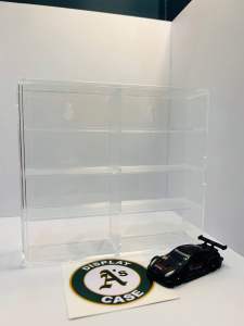 Full acrylic display case with door cover 8 slots 1:64 scale