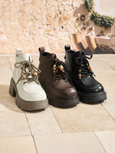 Josiny | Breathable Thick Soft Sole Ladies Martin Boots