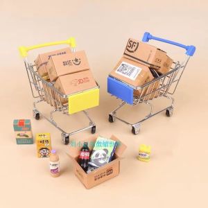 Mini Paper Box Simulation Food Toy for Dollhouse Photography Modeling Childrens Role-play Game Accessories Toy House Parts