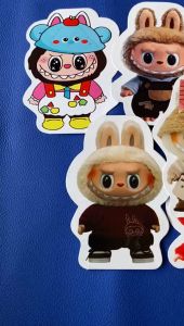 Amplop LABUBU 3D Lebaran gambar bolak balik isi 10 karakter lucu