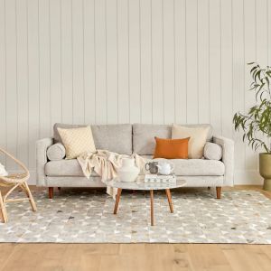 Cozylant Castle Fabric Sofa /1 Seater / 2 Seater / 3 Seater Sofa for Living Room / Light Grey Sofa / Dark Grey Sofa / Minimalist Mid-Century Modern