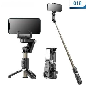 Zeallion Desktop Following The Shooting Mode Gimbal Stabilizer Selfie Stick Tripod with Fill Light for Iphone Android Smartphone