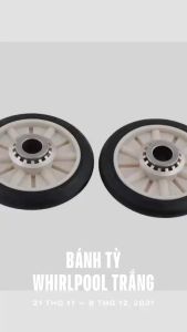 (HUE) Bánh tỳ đỡ lồng máy sấy Whirlpool (đang khuyến mãi)