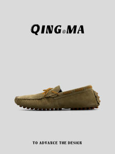 QING_MA | Men Genuine Leather Leisure Soft Soled Loafers