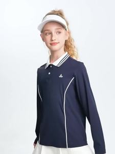 navigare kids | Girls Long Sleeve Polo Shirt