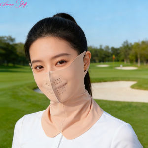 SWAN LOVE GOLF | UV Protection Sunproof Breathing Cooling Face Mask