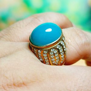 Cincin Batu Bacan Doko Majiko Super Ring Perak