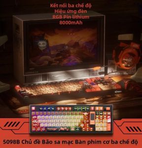 Akko | Wireless Bluetooth RGB Hot Swappable Tri-Mode Display Mechanical Keyboard