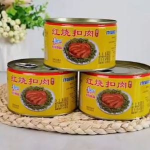 Gulong Stewed Pork Sliced 383g Instant Food Canned Food