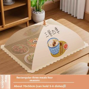 MONLEYTA | Foldable Food Cover Dustproof Leftovers Plate Cover Table Decoration Nordic Style Home Kitchen Dining Room MONLEYTA X0623112149