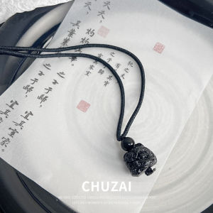 สร้อยคอเลื่อมลิงจิ้งหางกบแบบยืดหยุ่นสำหรับคู่รัก จี้ลิงจิ้งหางกบสไตล์ชาติพันธุ์จีน เครื่องประดับแฟชั่นสำหรับทั้งชายและหญิง