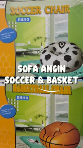 Sofa Angin Intime Jumbo Basket Bola Kursi Santai Tiup Soccer Air Sofa Bed Chair Balloon