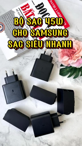 Củ Sạc nhanh samsung 45w Galaxy Note 10 Plus Note 20 S20 Ultra Note 10 Plus Cóc Sạc Samsung Siêu Nhanh bộ sạc samsung siêu nhanh giá rẻ sac samsung chính hãng BH 12 Tháng