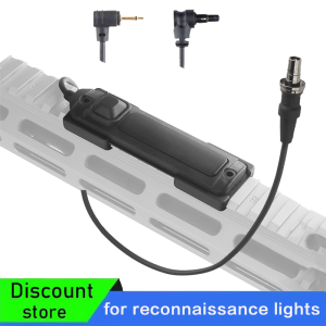 Tactical Crane Laser Plug SF M300 M600 X400 Light PEQ Dual Function Pressure Switch. Fits 21mm Picatinny Rail
