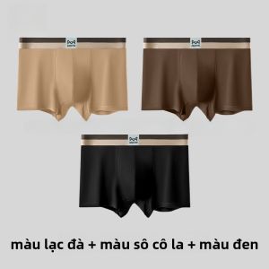 MiiOW | Quần lót nam Catman Cotton nguyên chất không đường may Quần đùi nam cỡ lớn thoáng khí mùa hè Quần đùi lưng giữa kháng khuẩn