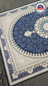 Alhadi Karpet Lantai Eropa 200 x 150cm Permadani Modern Terbaru Polyester Tebal Empuk Mewah Glossy 1