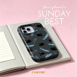 Potdemiel | SWAG Text For 2 in 1 Flower Case For iPhone 17 16 15 14 13 Pro Max Luxury Phone Cover CaseChic