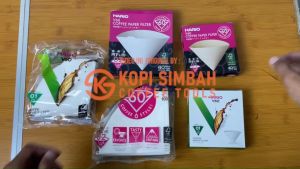Paper Filter V60 Hario Original Kertas Saring Penyeduh Kopi V 60 Penyaring Pour Over Coffee Maker Manual Brew