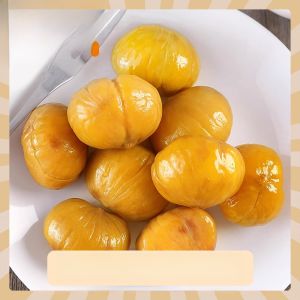 Ready-to-eat Roasted Chestnut Kernels 4 Pounds Snack Office Nuts Skin Removed Chestnuts Non-sugared Snacks for Children