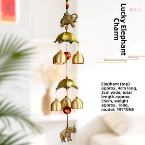 FENGSHUIGE | Decorative Metal Wind Chime for Home and Shop Use Traditional Chinese Style