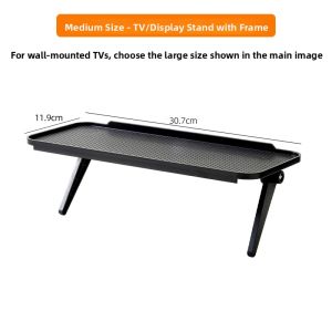 Wall-Mounted Organizer Shelf For TV Box Router Holder No Drilling