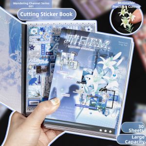 Yuxian | Detailed Cutout Korean Retro Ins Style Handwritten DIY Sticker Book
