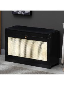 Home Entry Shoe Bench with Integrated Seat and Storage
