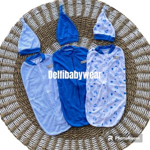 3 PCS BEDONG INSTAN RESLETING + TOPI NEWBORN